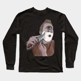 Mythical Cyclops Knife Shave Long Sleeve T-Shirt